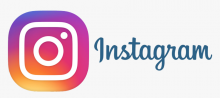 Logo Instagram mit Schriftzug